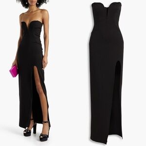 NWT | Nicholas Tena Strapless Sweetheart Cady Gown Size 4